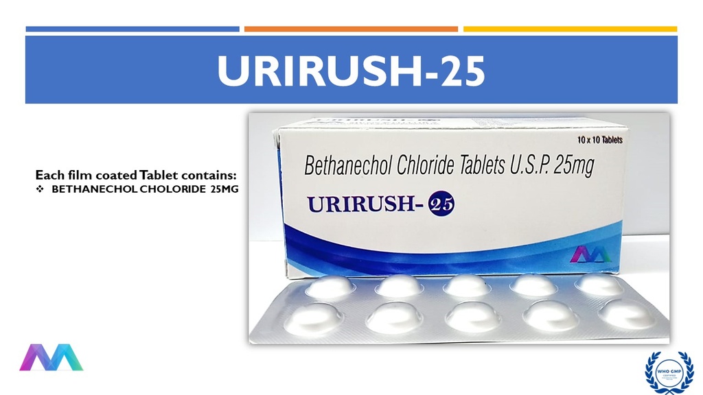 Bethanechol Chloride 25 mg | Tablet