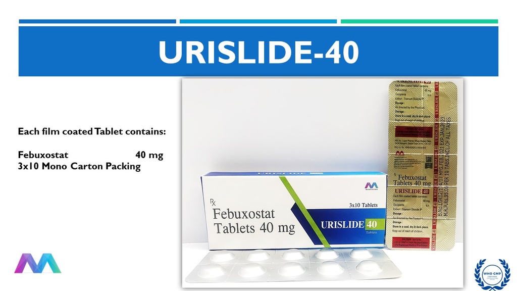 Febuxostat 40 Mg | Tablet