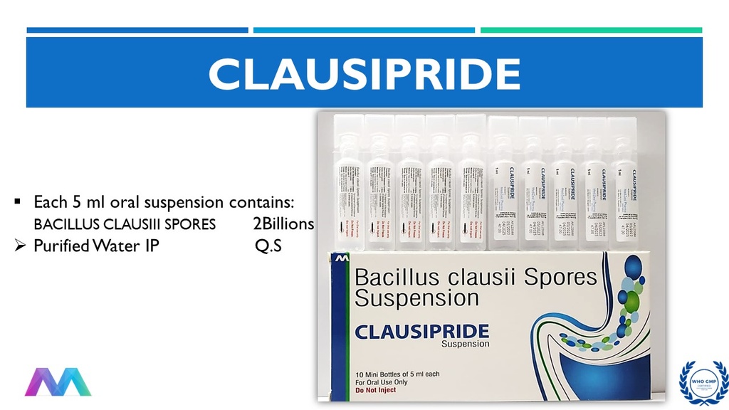 Bacillus Clausii 2 Billion Spores per 5ml | Suspension