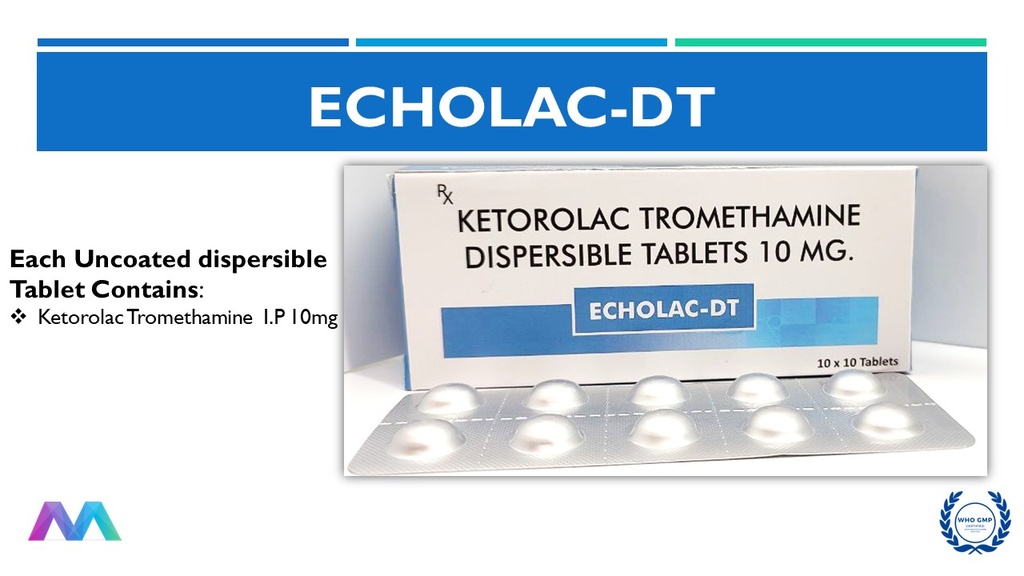 Ketorolac Tromethamine 10 Mg | Tablet