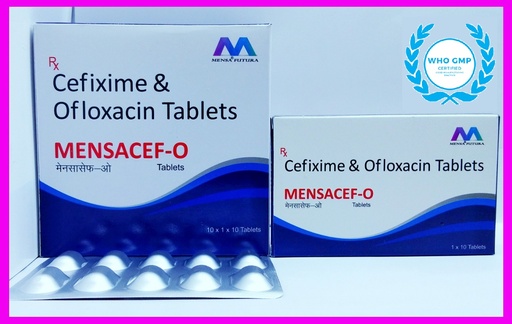 Cefixime 200mg + Ofloxacin 200mg Tablet