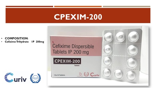 Cefixime 200 mg Tablet
