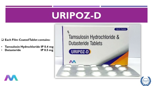 Tamsulosin MR 0.4 Mg + Dutasteride 0.5 Mg | Tablet