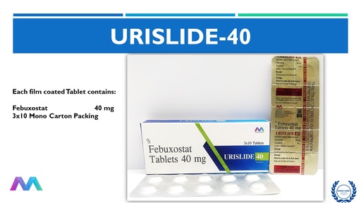 Febuxostat 40 Mg | Tablet