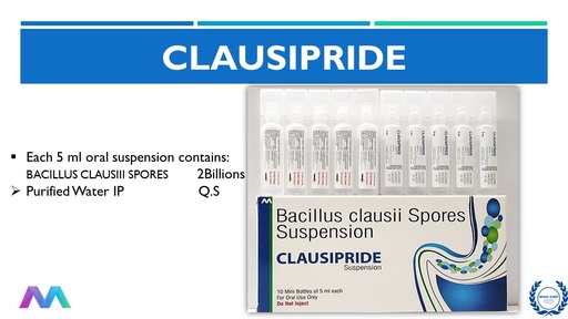 Bacillus Clausii 2 Billion Spores per 5ml | Suspension