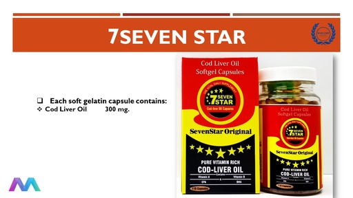 COD LIVER OIL 300 MG | Softgel Capsules