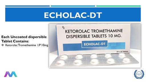 Ketorolac Tromethamine 10 Mg | Tablet