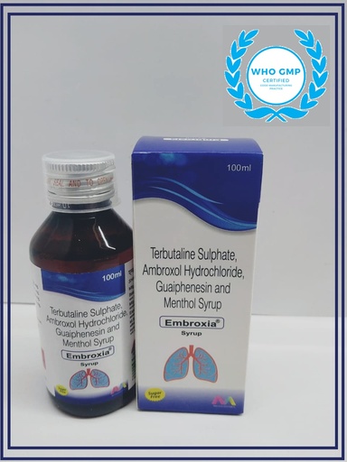 Terbutaline 1.25 Mg + Ambroxol 15 Mg + Guaiphenesin 50 Mg / 5 ml | Cough Syrup