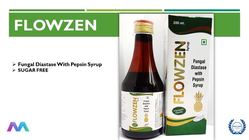 Pepsin 7.5 Mg + Fungal Diastase 12.5 Mg / 5 Ml | Syrup