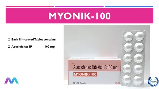 Aceclofenac 100 Mg