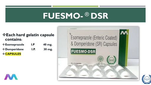 Esomeprazole EC 40 Mg + Domperidone SR 30 Mg