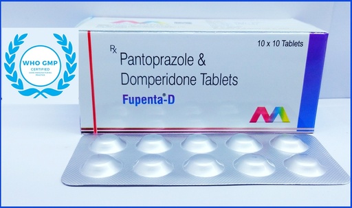 Pantoprazole 40 mg + Domperidone 10 mg