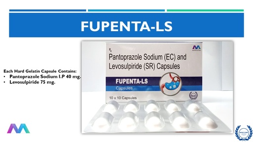 Pantoprazole EC 40 Mg + Levosulpride SR 75 Mg
