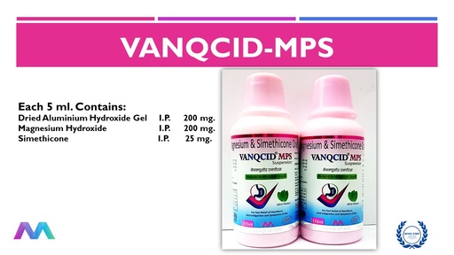 Dried Aluminium Hydroxide 200 mg + Magnesium Hydroxide 200 mg + Simethicone 25 mg