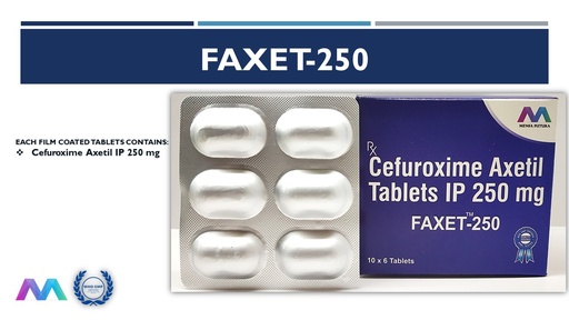 Cefuroxime Axetil 250mg Tablet